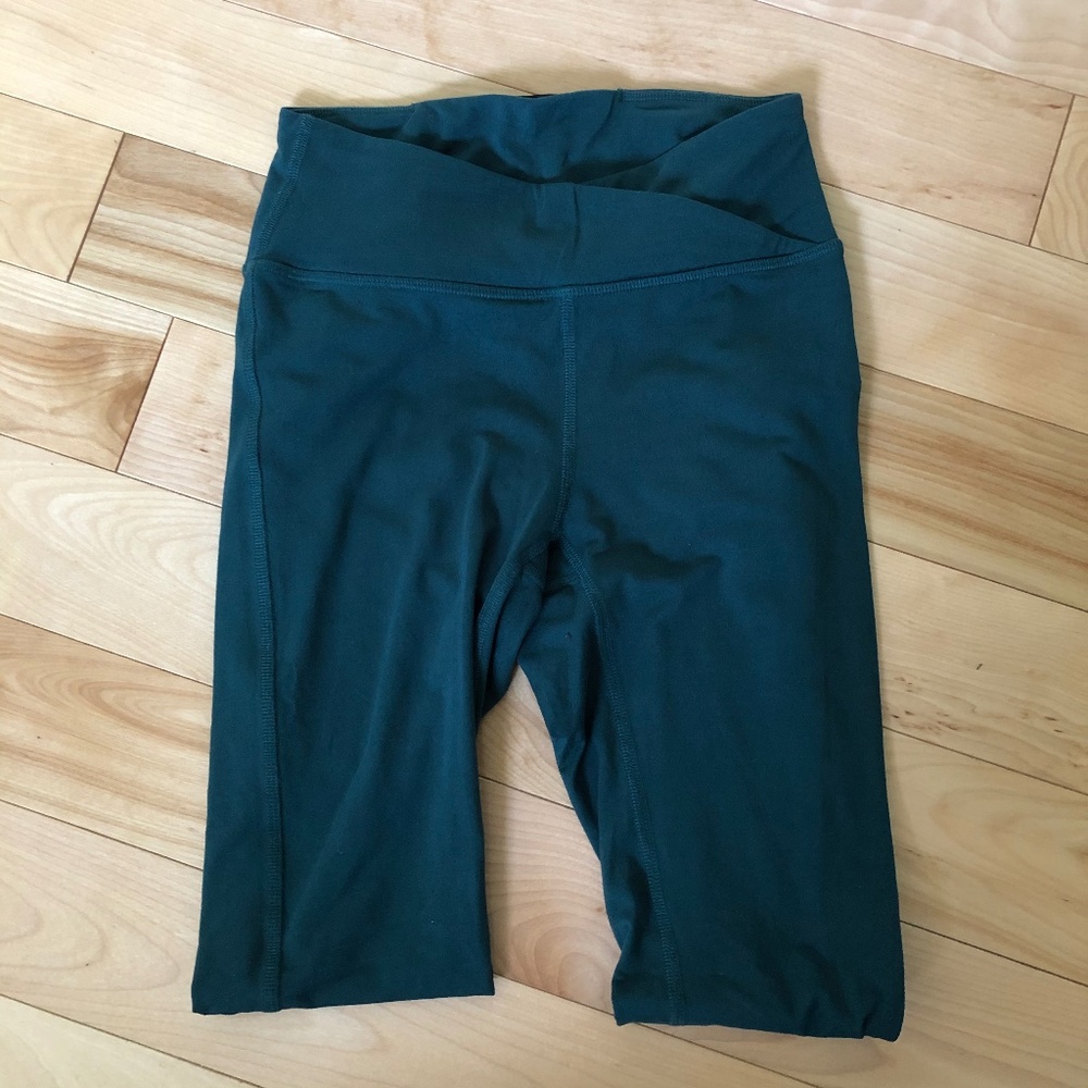Dark Aqua Hollister/Gilly Hicks Cross 7/8 Leggings